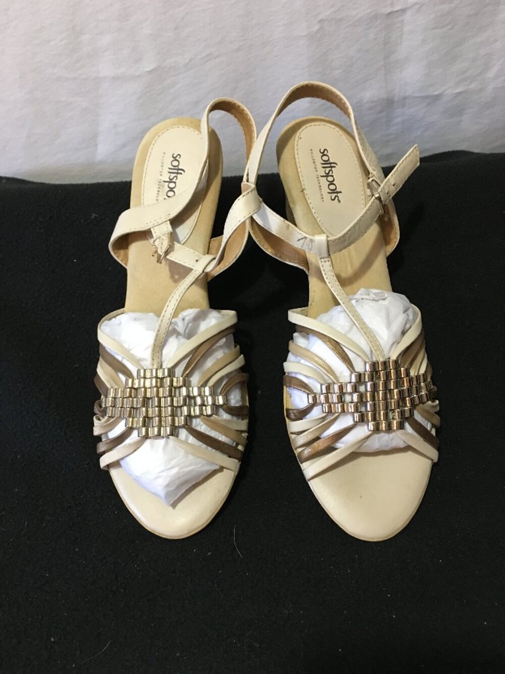 SoftSpots Strappy Heeled Sandals
